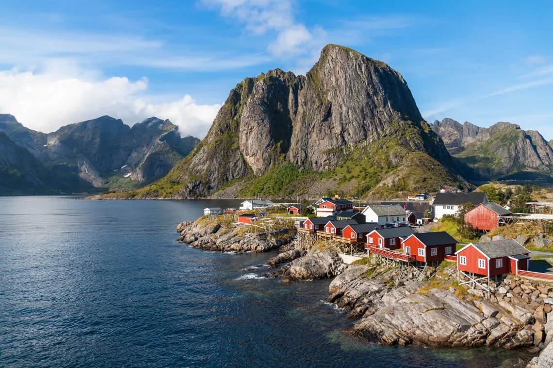 Beeindruckende skandinavische Landschaften für Ökotourismus