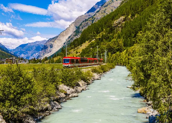 Destino escénico para excursión