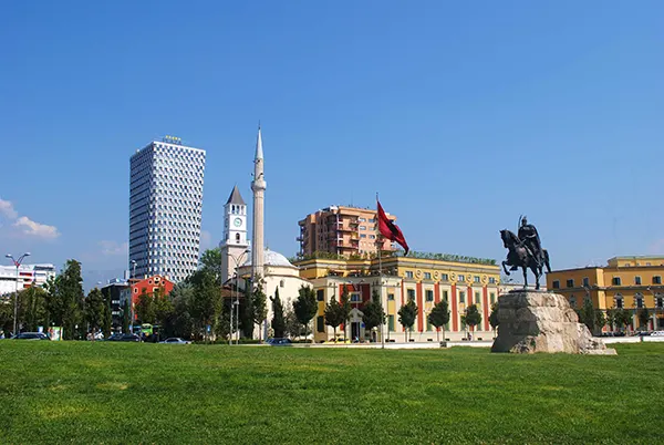 Centre-ville albanais